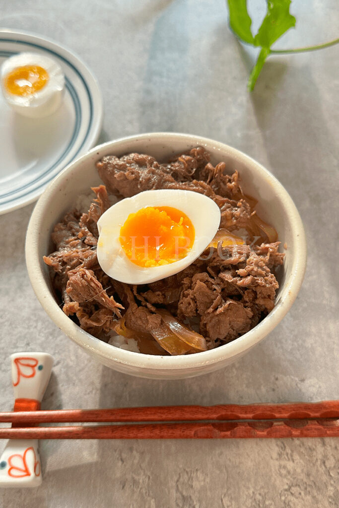 Gyudon Recipe 牛丼 Japanese beef bowl