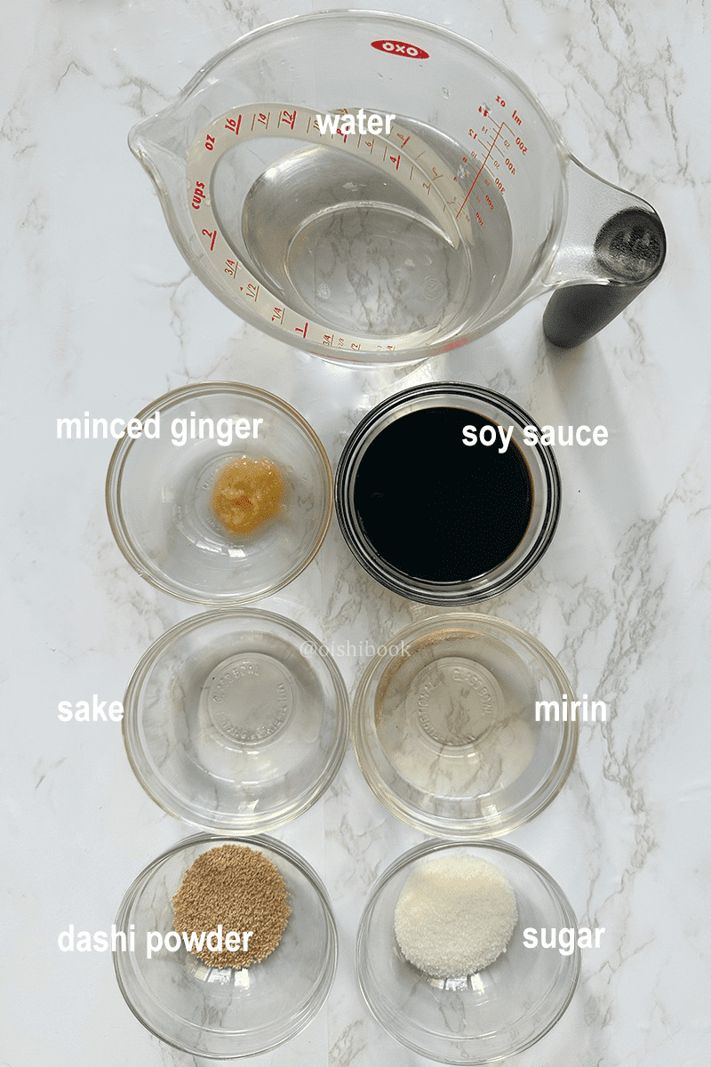gyudon sauce ingredients