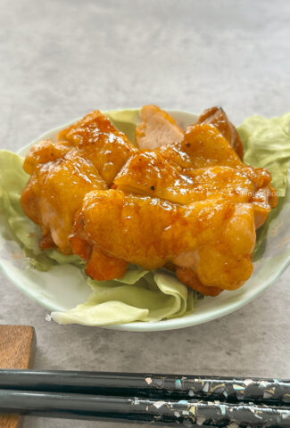teriyaki chicken with homemade sauce
