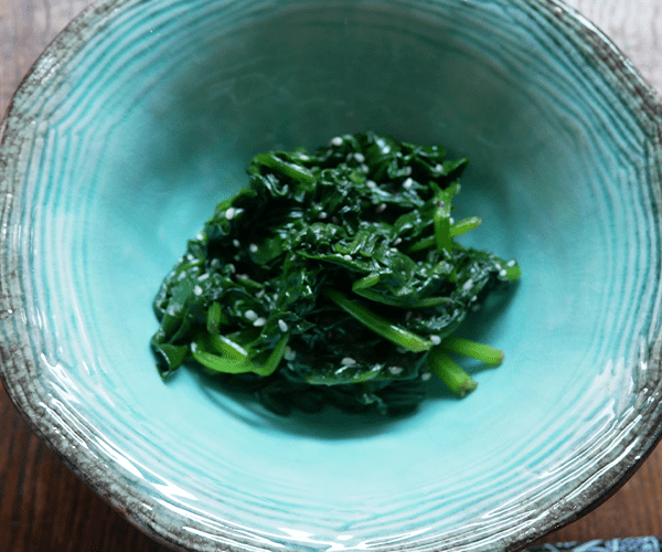 Spinach Namul Recipe (ほうれん草のナムル – Horenso no Ohitashi)