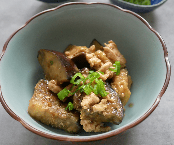 Nasu and pork Chinese food