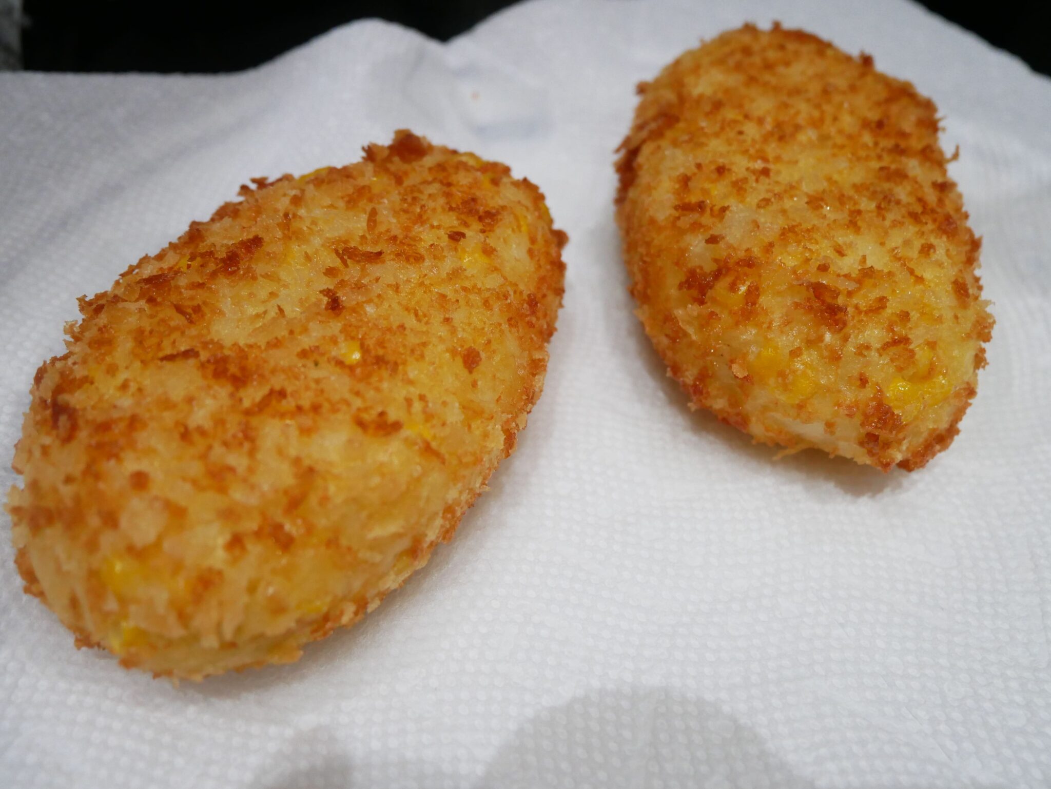 Corn Korokke Recipe ( コーンコロッケ Japanese Croquette)