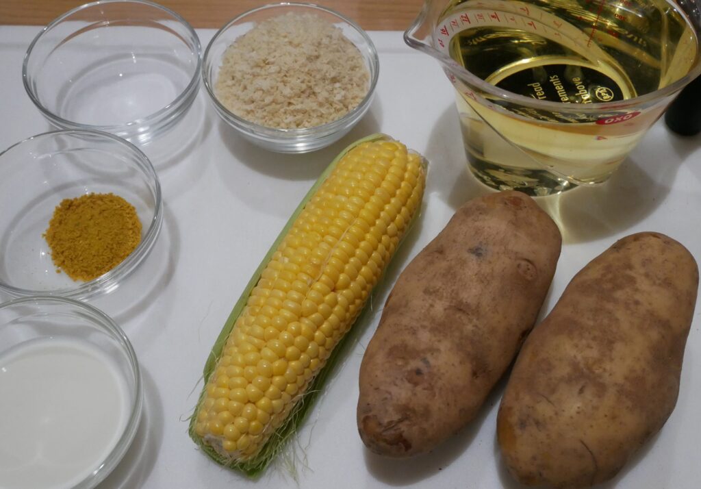 corn korokke ingredients