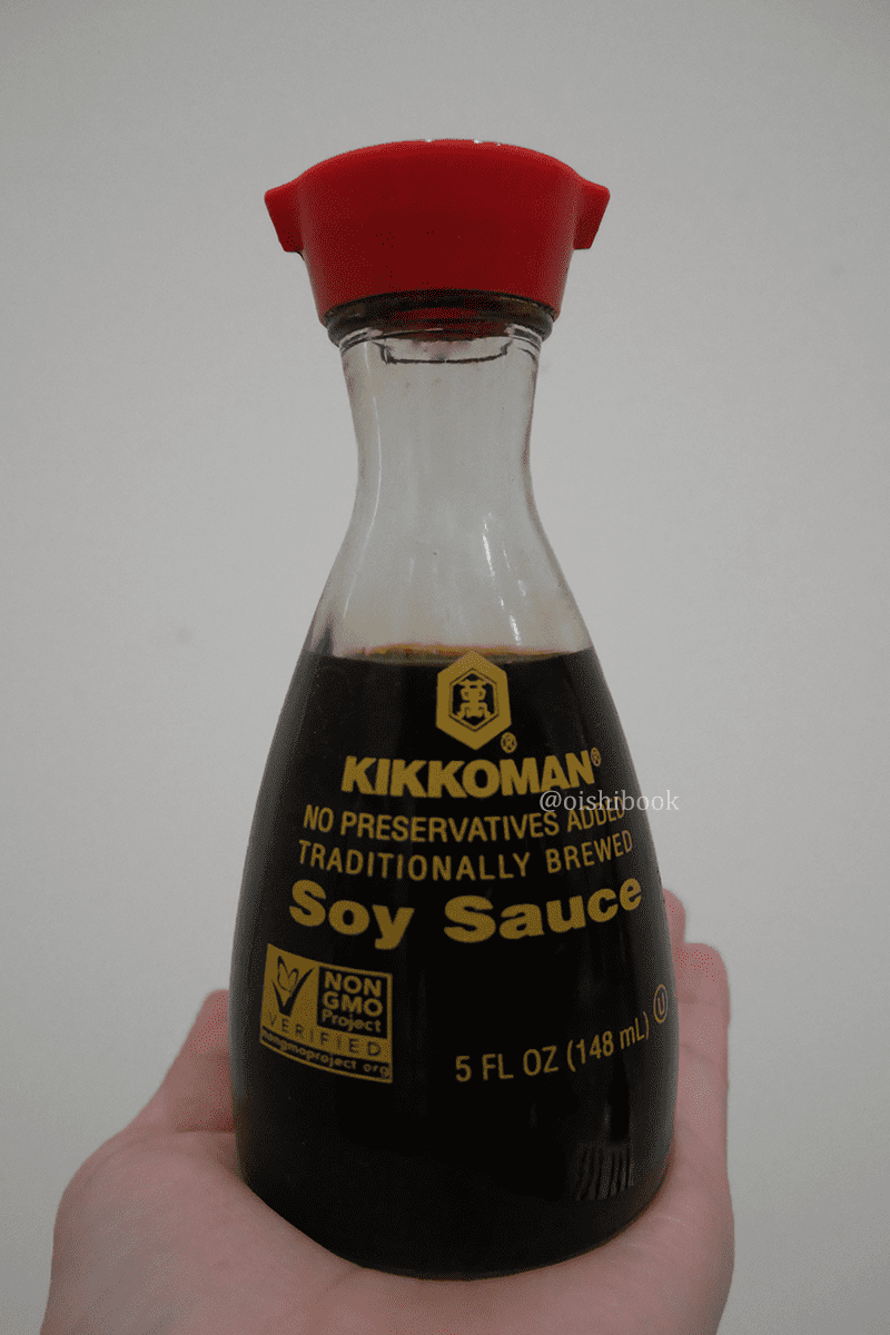 kikkoman soy sauce bottle