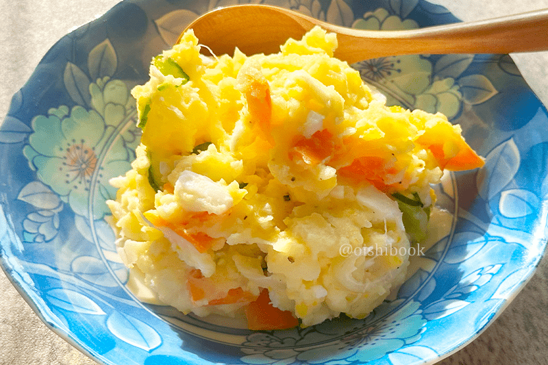 Japanese traditional potato salad