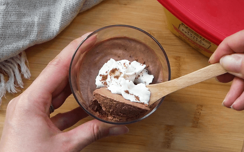 Chocolate Mousse with two ingredients
