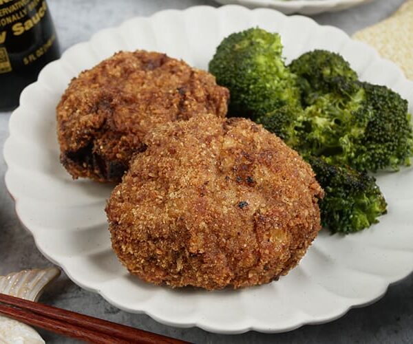 deep fried Ground Meat Cutlet