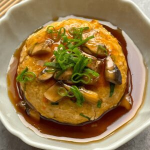 Healthy tofu hambagu recipe