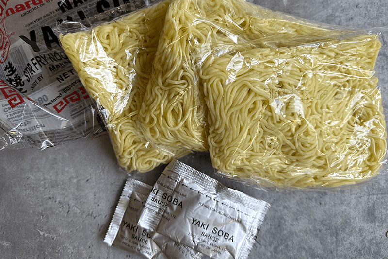 Yakisoba noodle at grocery store 2