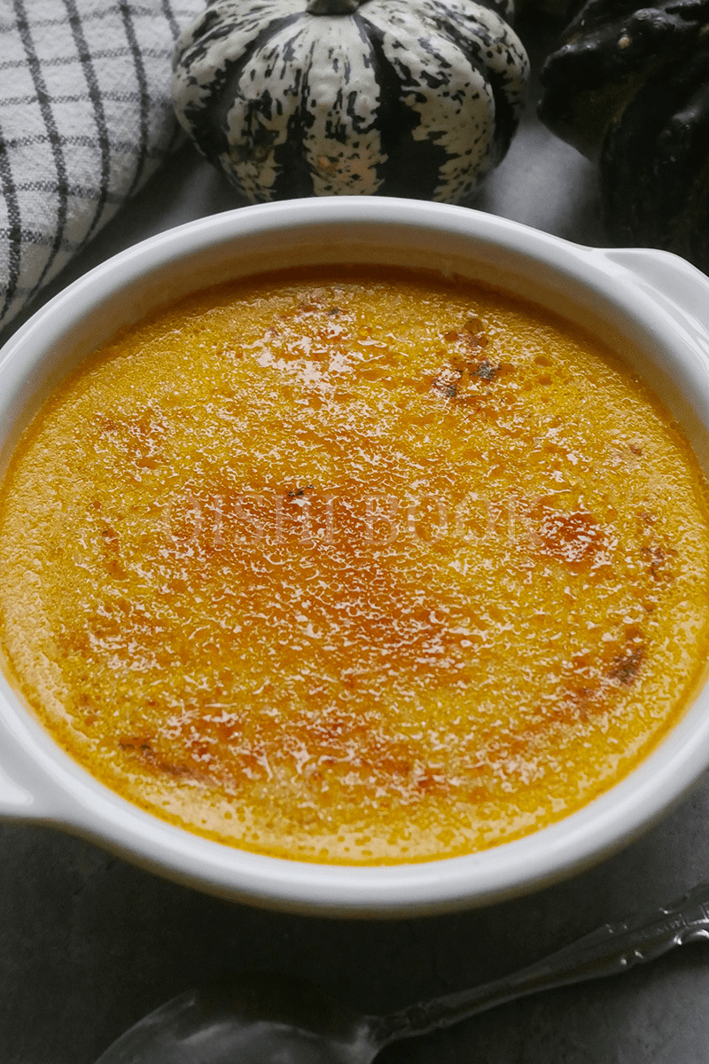 how to make kabocha squash pumpkin brulee