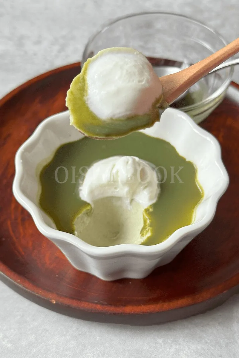 how to make creamy matcha pudding