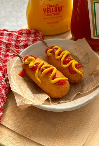 Japanese convenience store corn dog at home
