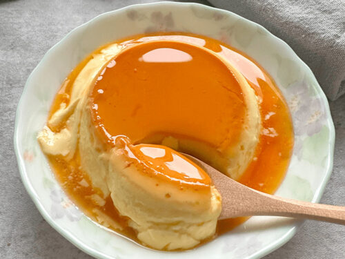 Japanese Caramel Custard Pudding - Purin (5 Ingredients!) - Tiffy