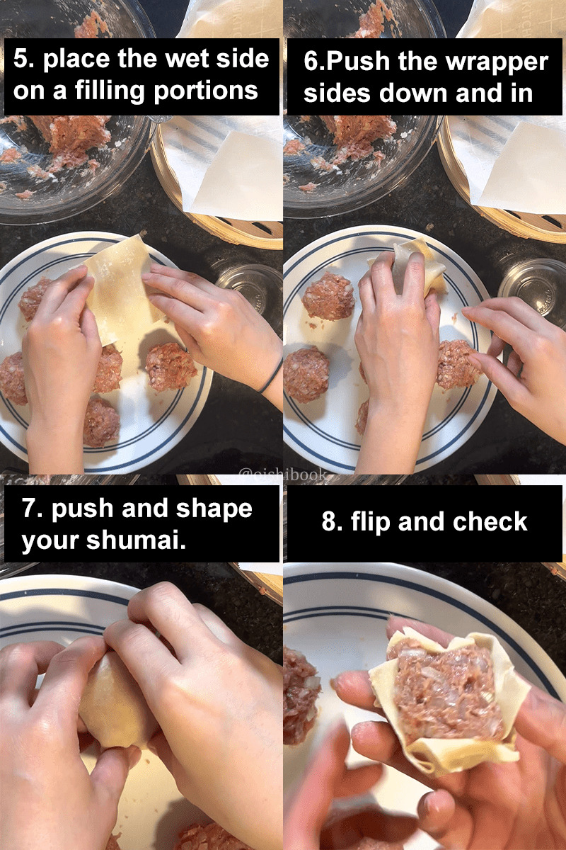 The way how to make shumai