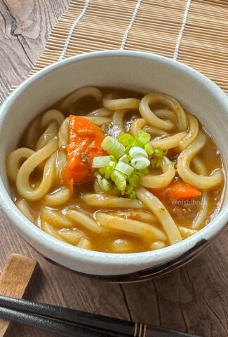 Japanese traditional curry udon