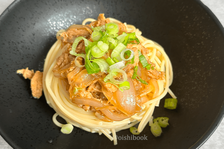 Butter Soy Sauce Tuna Spaghetti (バター醤油ツナパスタ)