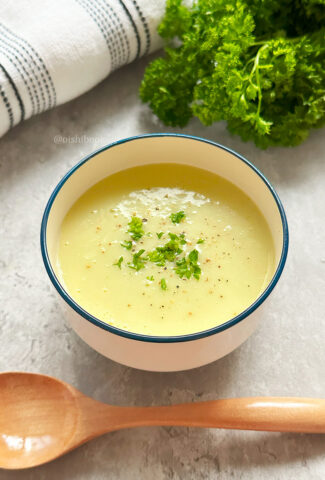 Easy comfort creamy potato soup